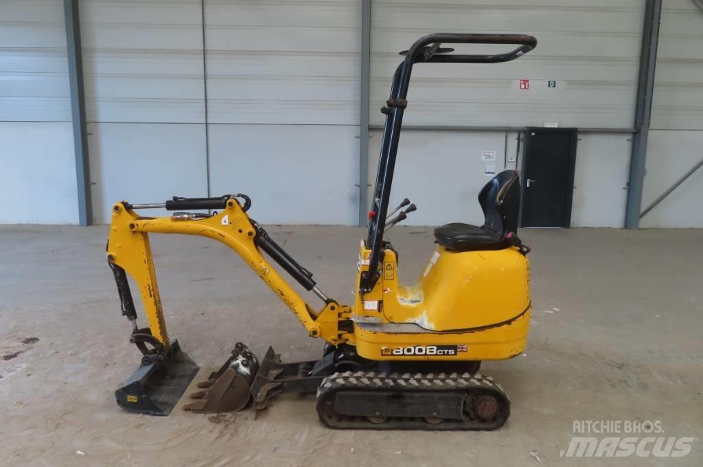 JCB 8008 Mini ekskavatörler, 7 tona dek