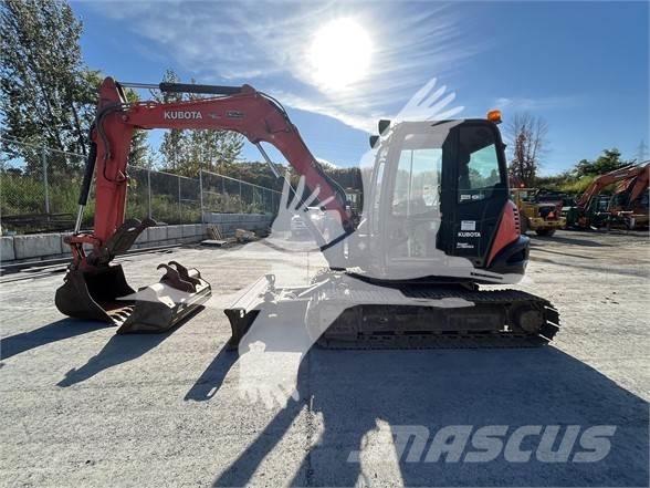 Kubota KX080-4 Paletli ekskavatörler