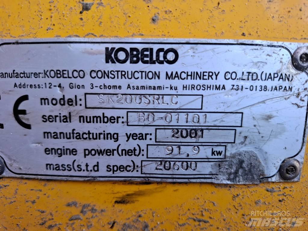 Kobelco SK200SRLC Paletli ekskavatörler