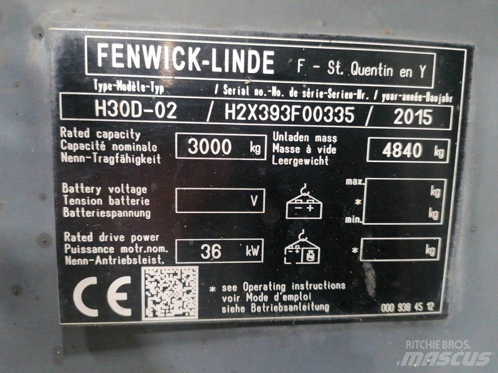 Linde H30D-02 Dizel forkliftler