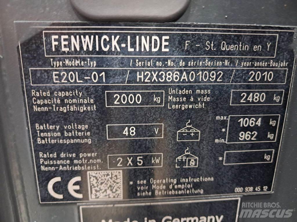 Linde E20L-01 Diger