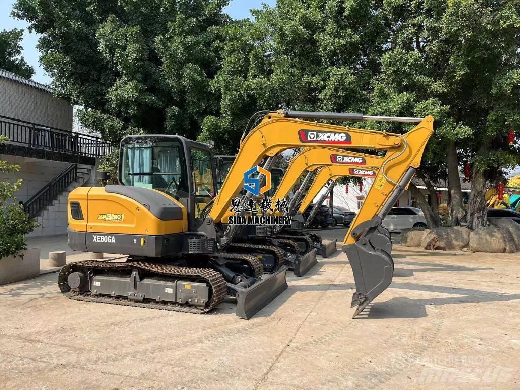 XCMG xe60ga Mini ekskavatörler, 7 tona dek