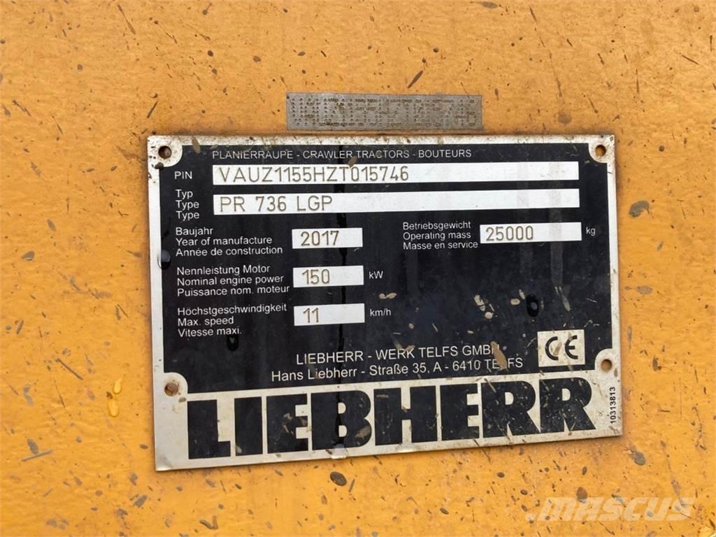 Liebherr PR736 LGP Paletli dozerler