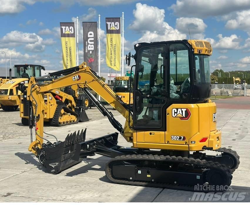 CAT 302.7 CR Mini ekskavatörler, 7 tona dek