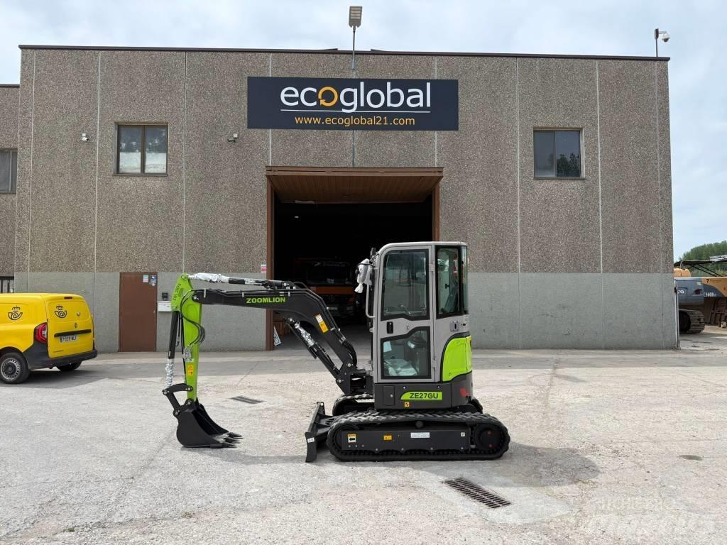 Zoomlion ZE27 GU Mini ekskavatörler, 7 tona dek
