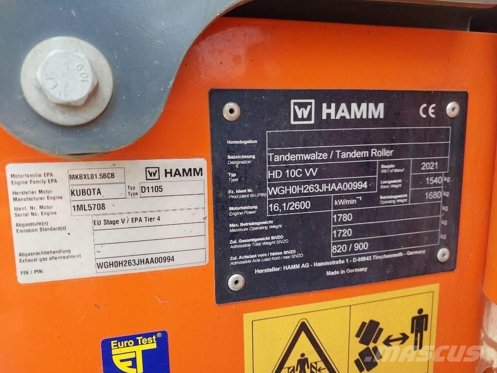 Hamm HD 10 C VV Kompaktörler