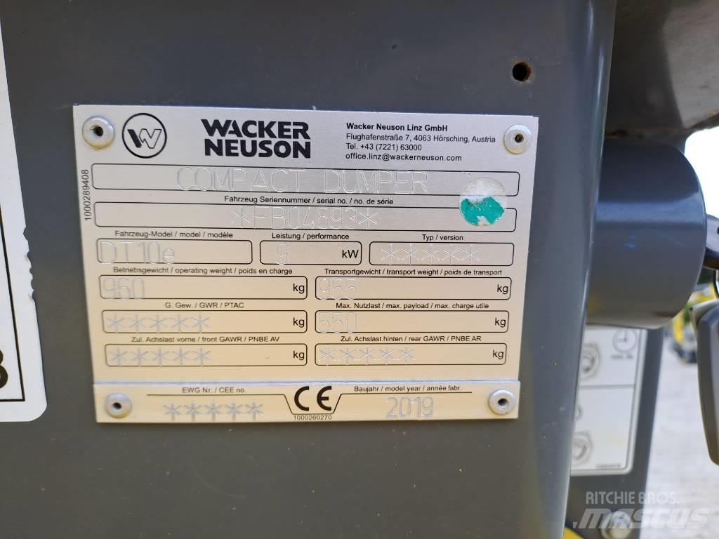 Wacker Neuson DT10e Paletli damperler