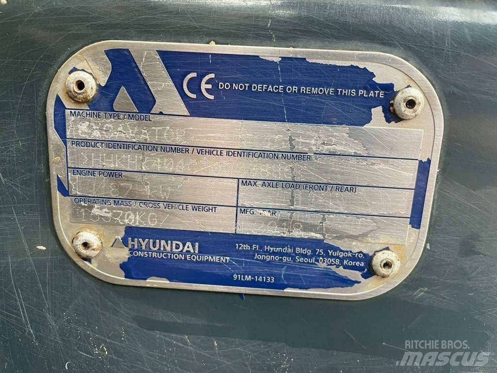 Hyundai HX145 LCR Paletli ekskavatörler