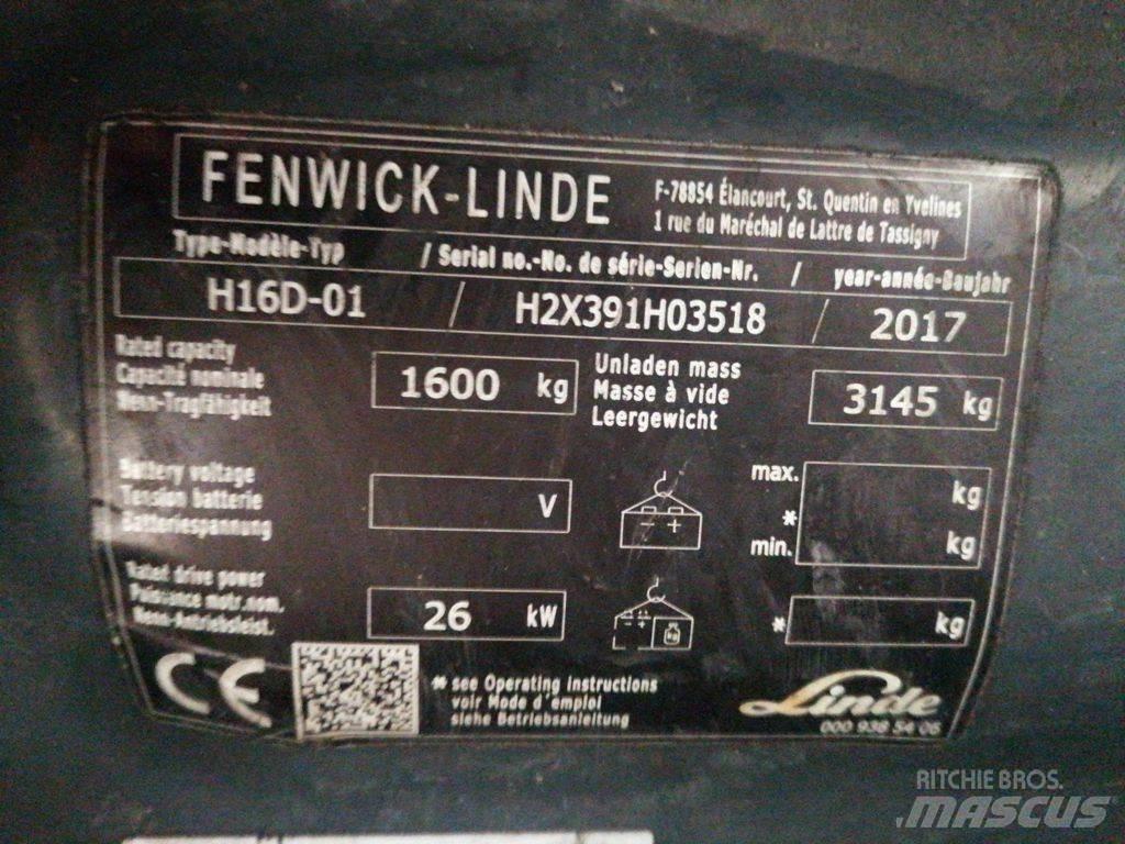 Linde H16D-01 Dizel forkliftler