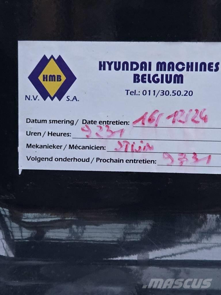 Hyundai R 180W-9A Lastik tekerli ekskavatörler