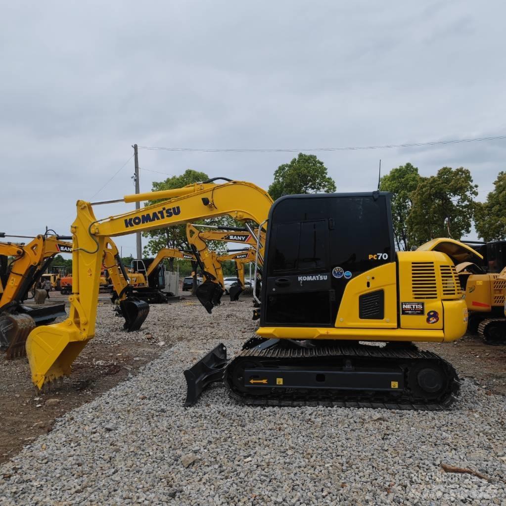 Komatsu PC 70 Mini ekskavatörler, 7 tona dek