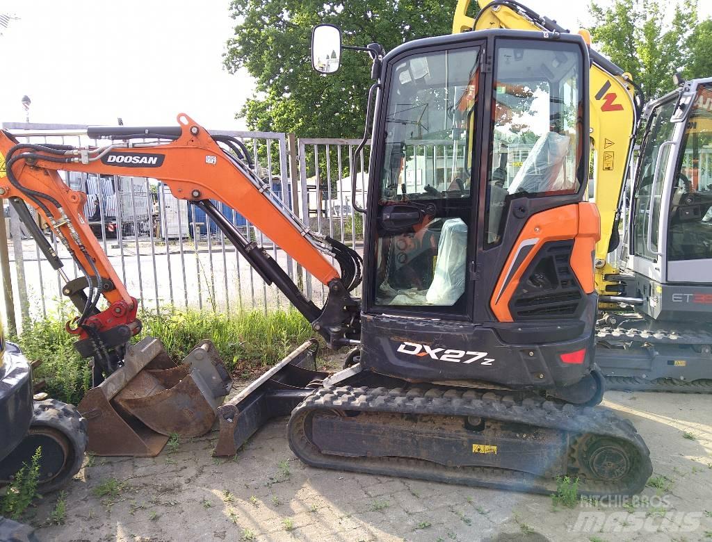 Doosan DX 27 Z Mini ekskavatörler, 7 tona dek
