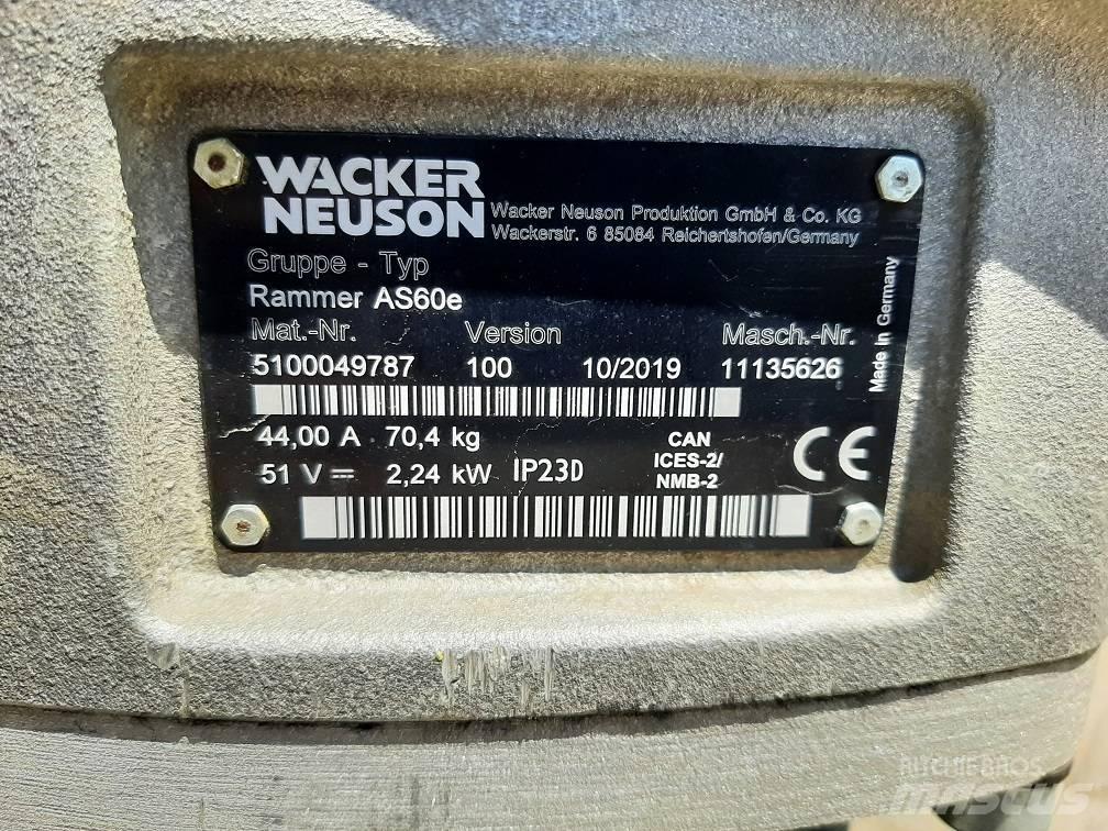 Wacker Neuson AS60e Sıkıştırma tokmakları