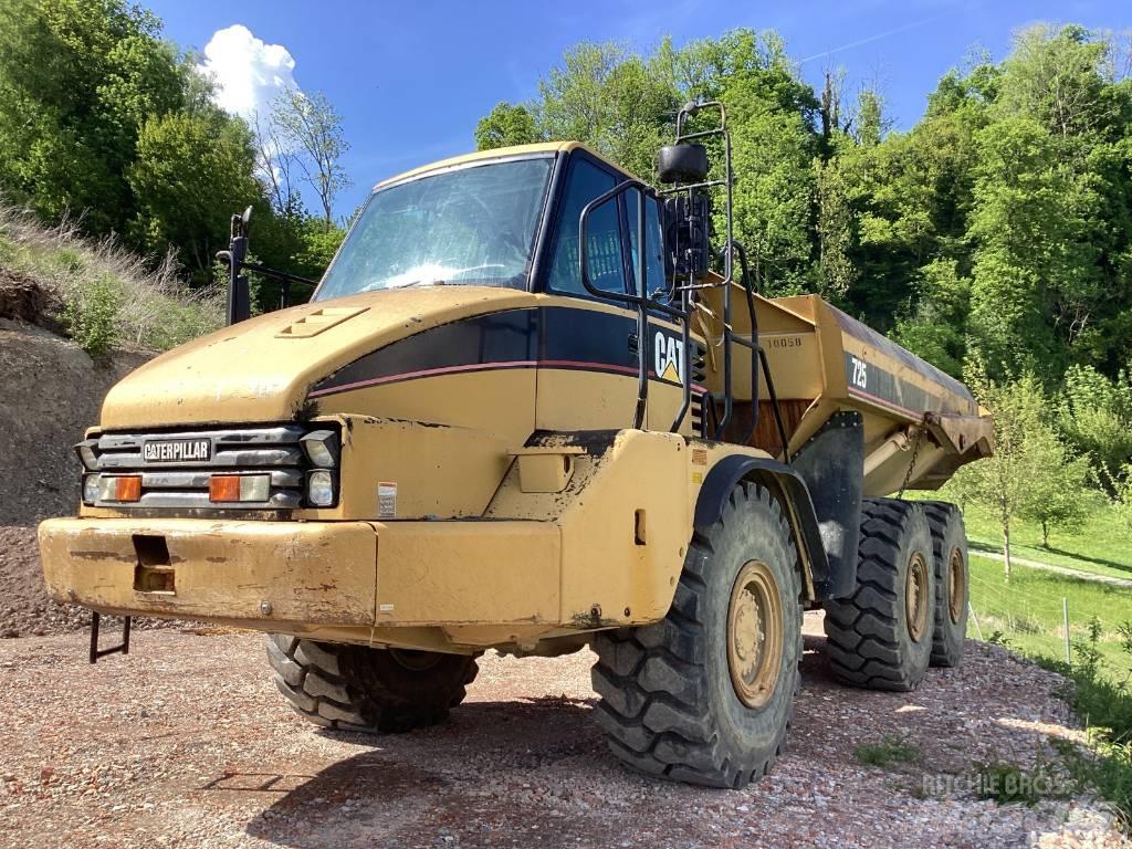 CAT 725 Belden kirma kaya kamyonu