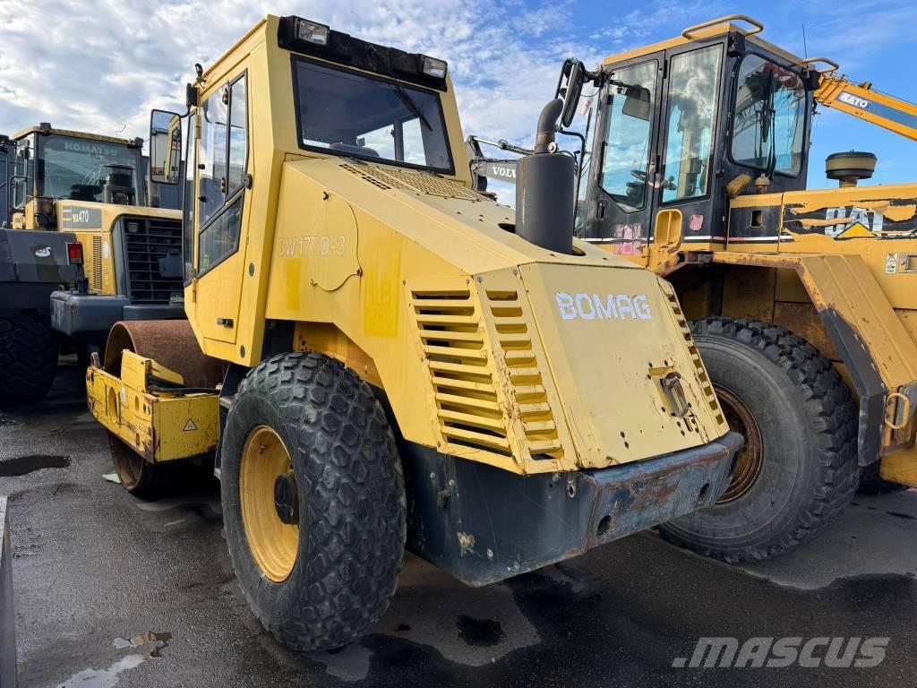 Bomag D177D-3 Tek tamburlu silindirler