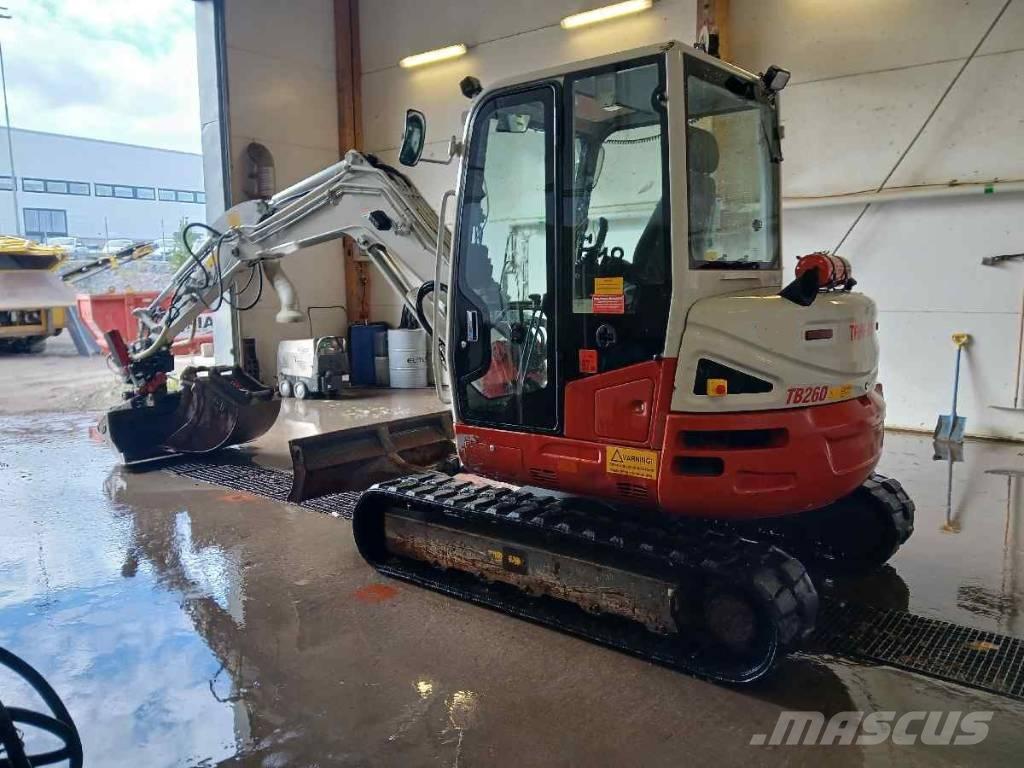 Takeuchi TB 260 Mini ekskavatörler, 7 tona dek