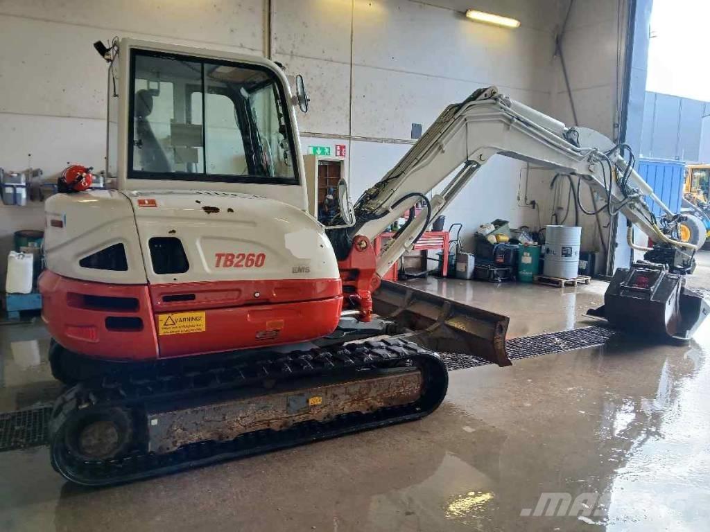 Takeuchi TB 260 Mini ekskavatörler, 7 tona dek