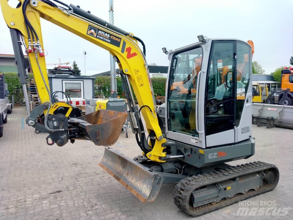 Wacker Neuson EZ36 Mini ekskavatörler, 7 tona dek