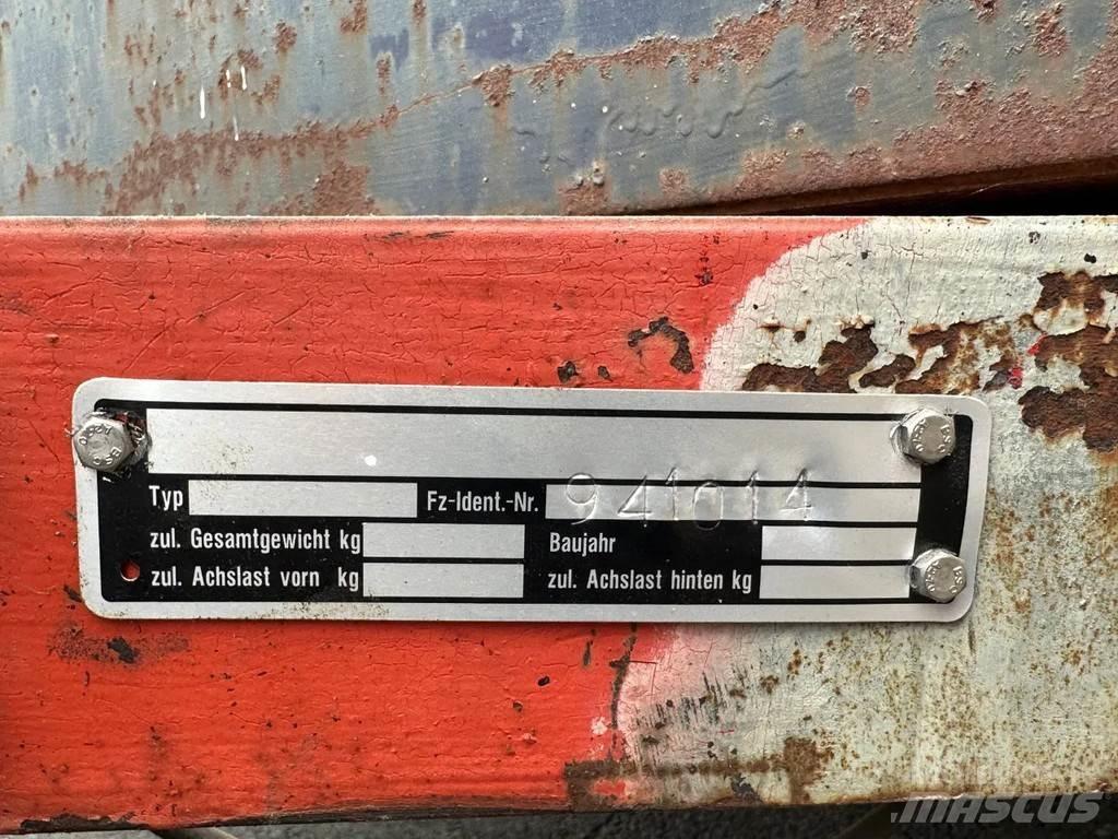  Zelfbouw Oprijkar Diger çekiciler