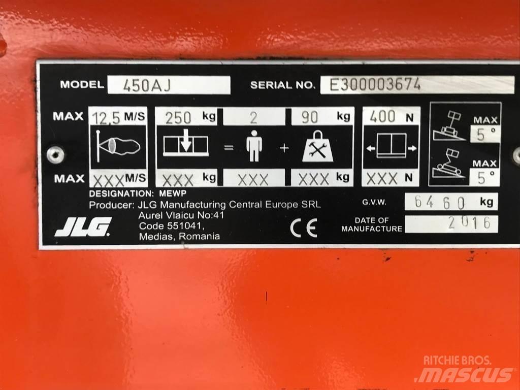 JLG 450 AJ Körüklü personel platformları