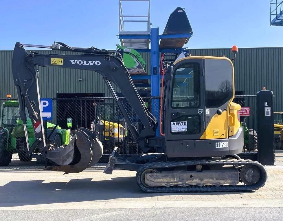 Volvo ECR 58 D Mini ekskavatörler, 7 tona dek