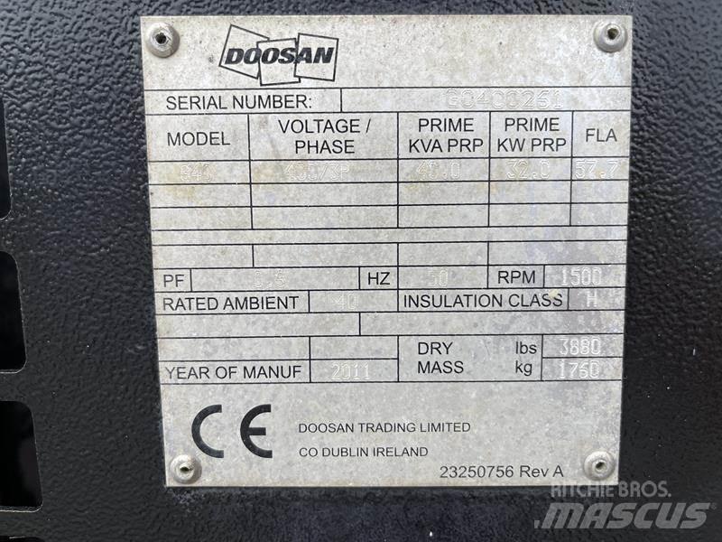 Doosan G 40 Dizel Jeneratörler