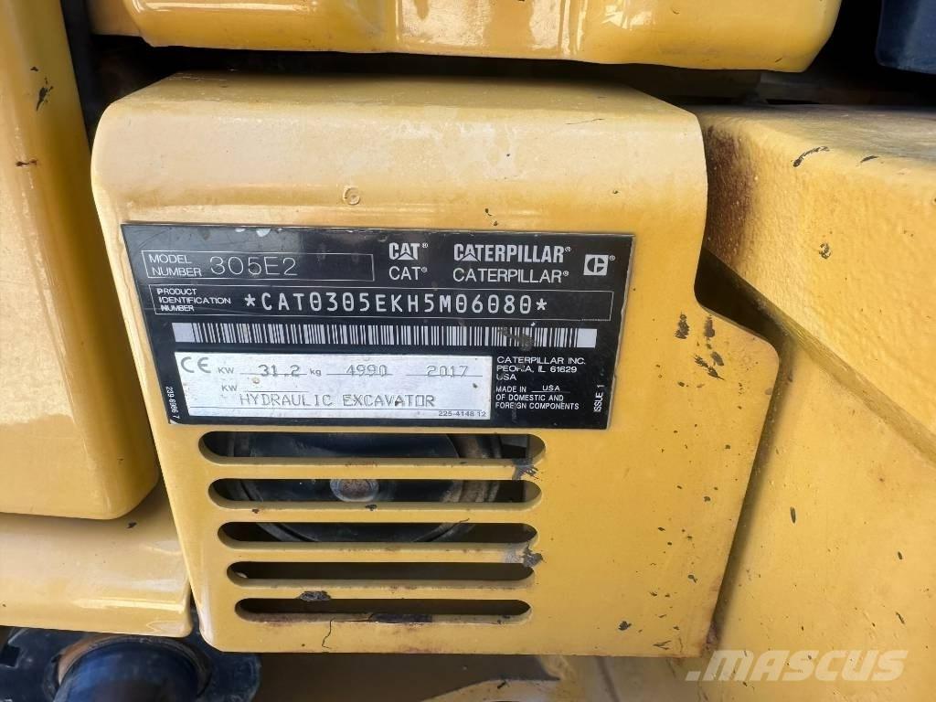 CAT 305 Mini ekskavatörler, 7 tona dek