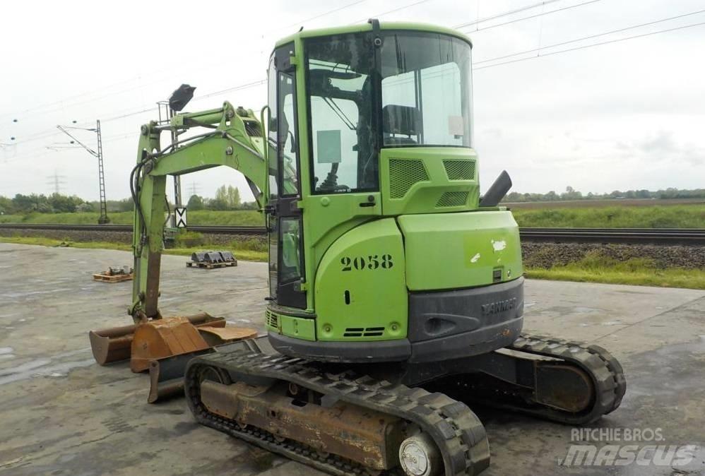 Yanmar Vio 50 U Mini ekskavatörler, 7 tona dek