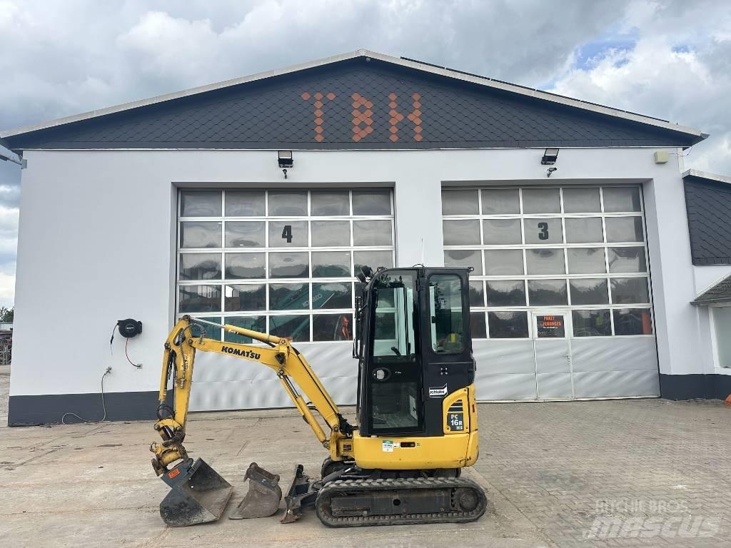 Komatsu PC 16 R-3HS Mini ekskavatörler, 7 tona dek