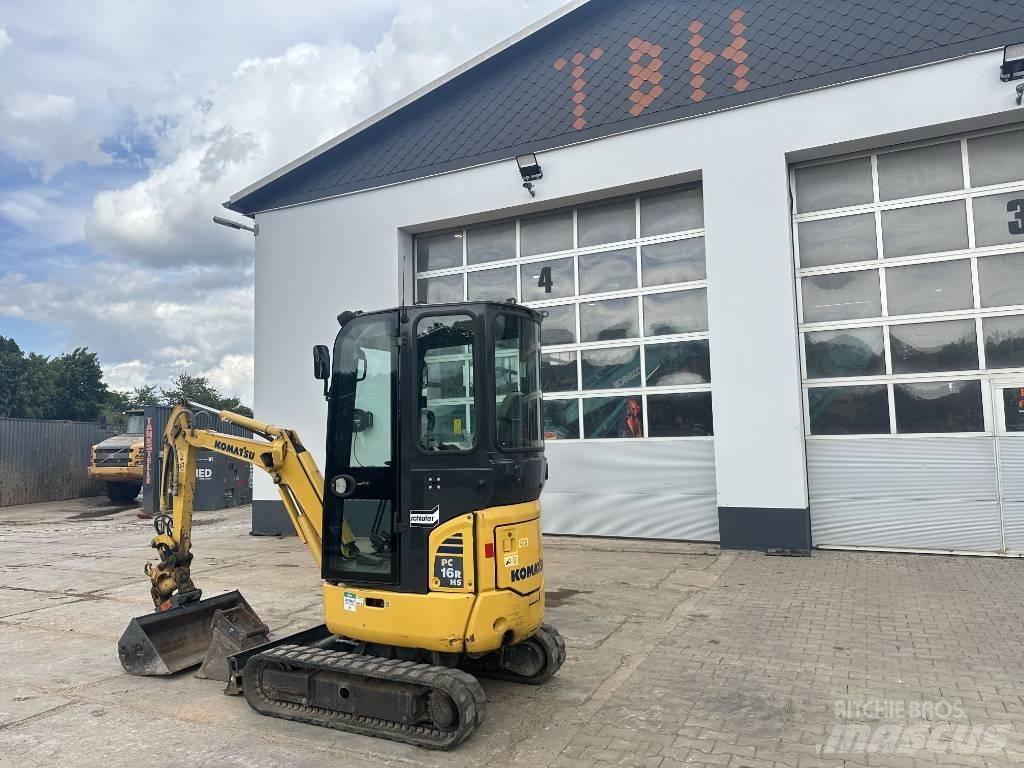 Komatsu PC 16 R-3HS Mini ekskavatörler, 7 tona dek