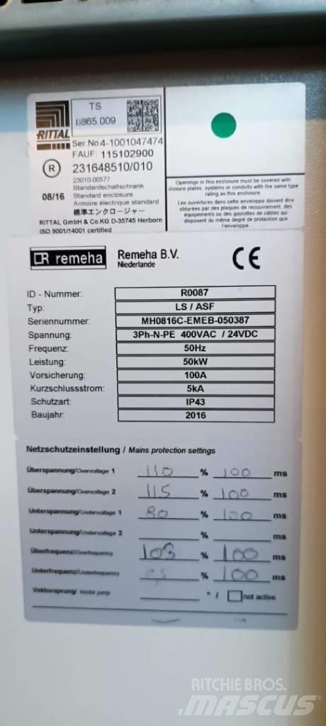  Remeha ELW 50-100 Gaz Jeneratörleri