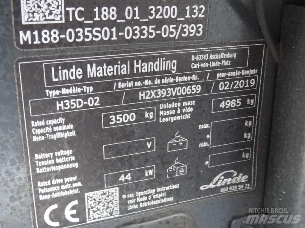 Linde H35D-02 Dizel forkliftler