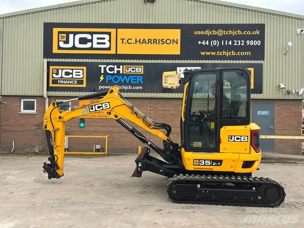 JCB 35Z-1 Mini ekskavatörler, 7 tona dek
