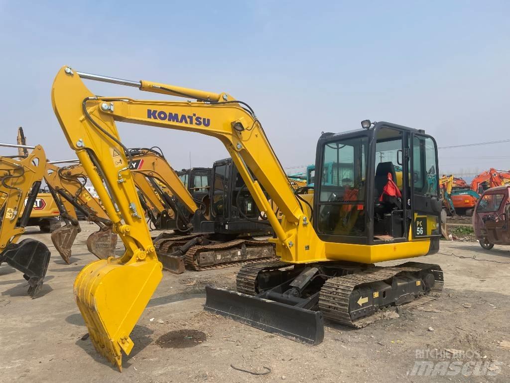 Komatsu PC 56 Mini ekskavatörler, 7 tona dek
