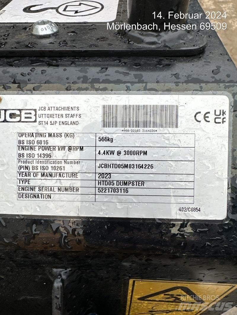 JCB HTD5 mit Tritt Belden kirma kamyonlar