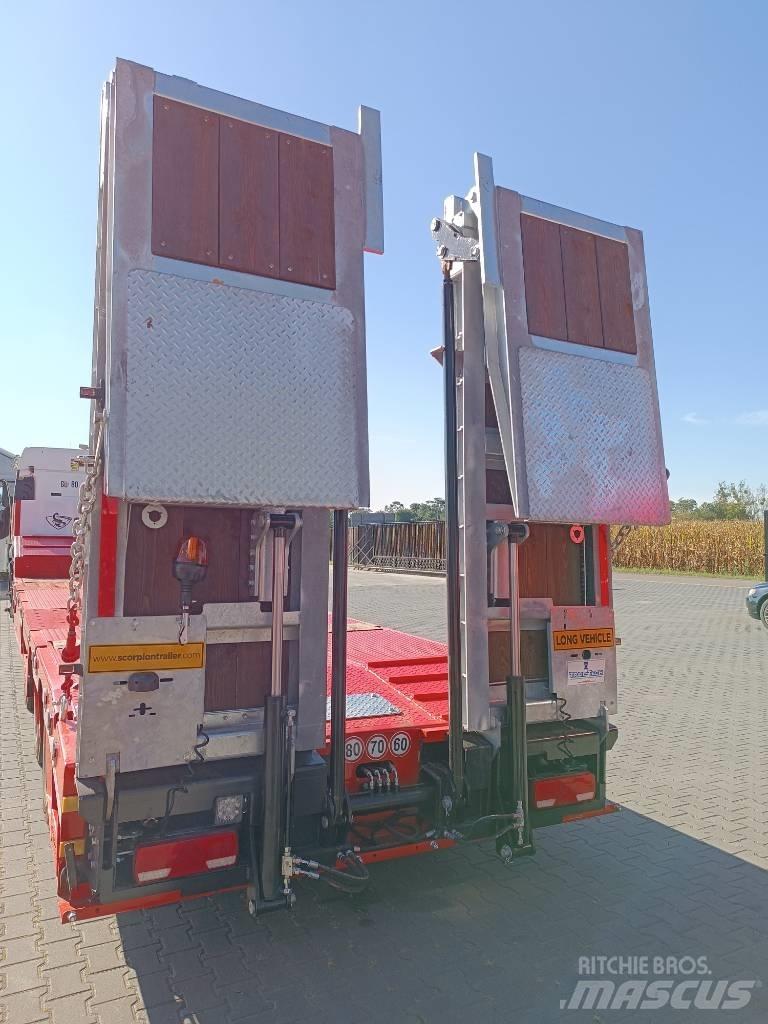  Scorpion 3 osie SAF Low loader yari çekiciler
