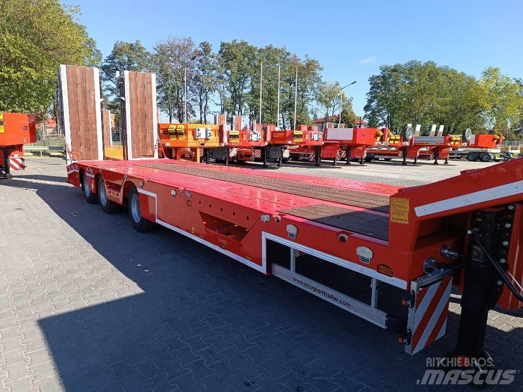  Scorpion 3 osie SAF Low loader yari çekiciler