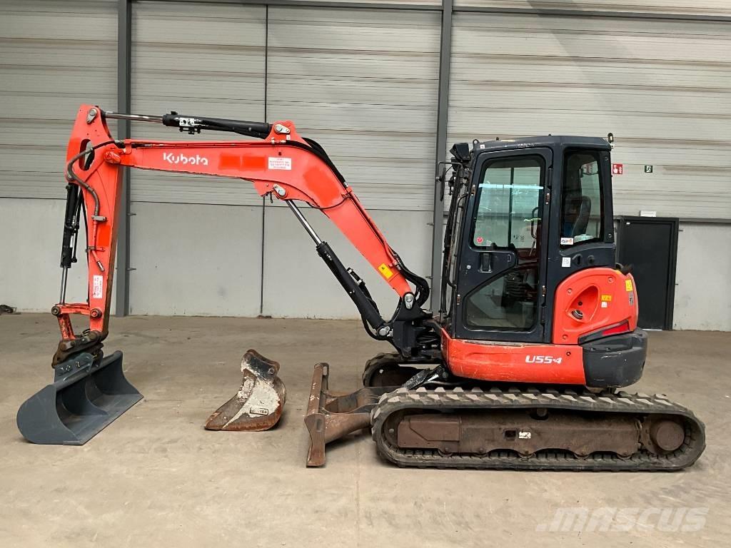 Kubota U 55-4 Mini ekskavatörler, 7 tona dek