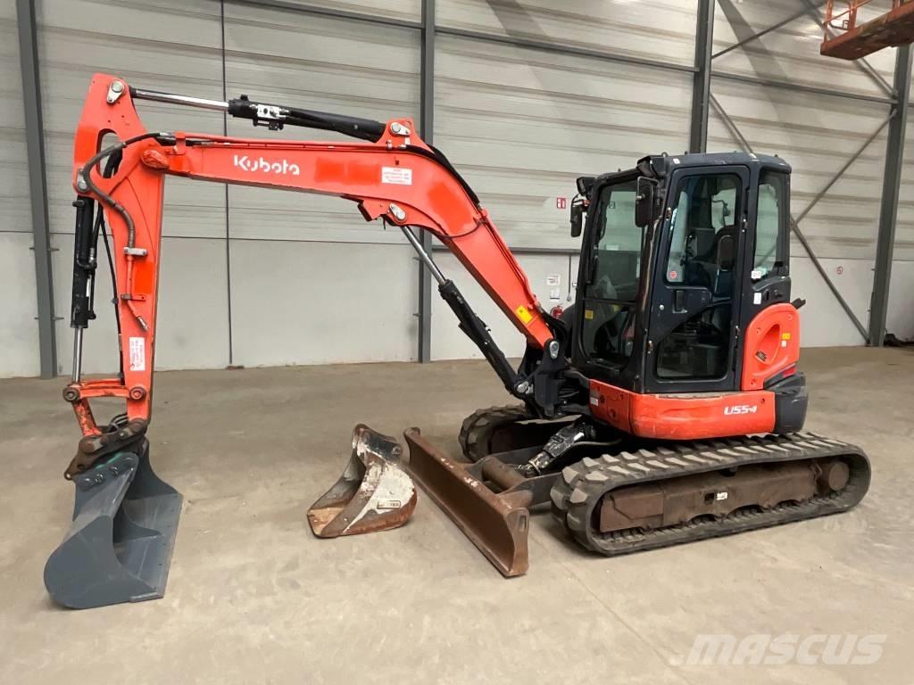 Kubota U 55-4 Mini ekskavatörler, 7 tona dek