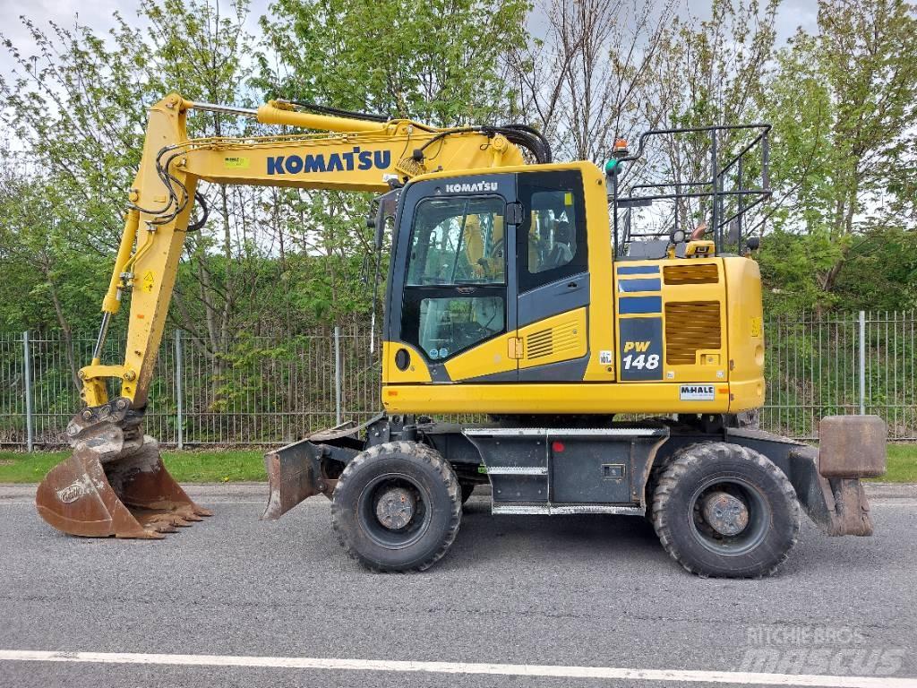 Komatsu PW148-11 Lastik tekerli ekskavatörler