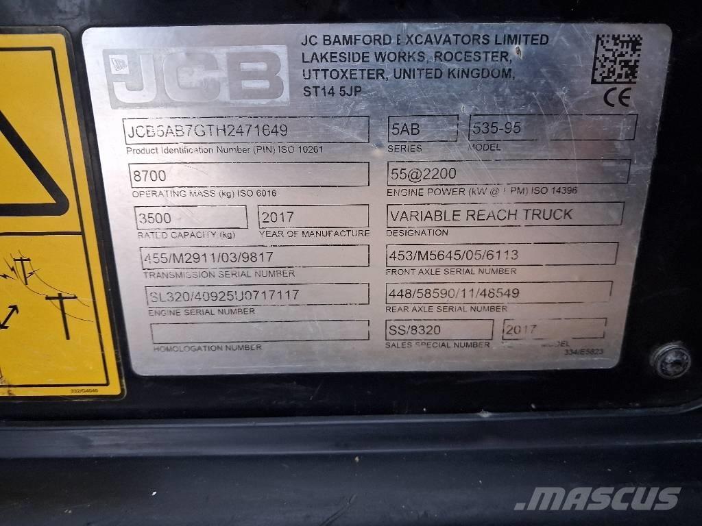 JCB 535-95 JOYSTICK Teleskopik yükleyiciler