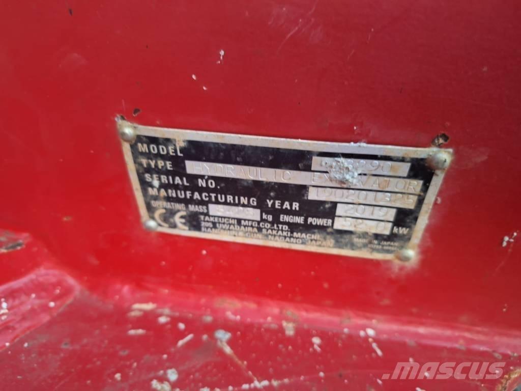 Takeuchi TB 290 Midi ekskavatörler 7 - 12 t