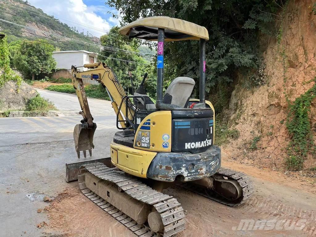 Komatsu PC 35 MR-2 Mini ekskavatörler, 7 tona dek