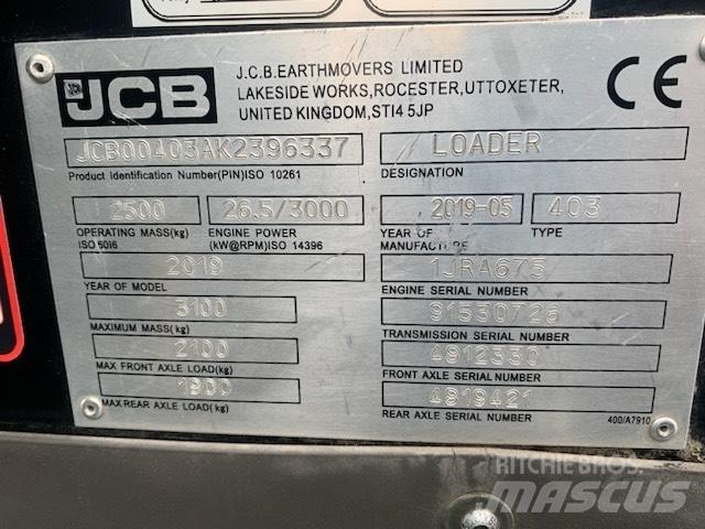JCB 403 Tekerlekli yükleyiciler