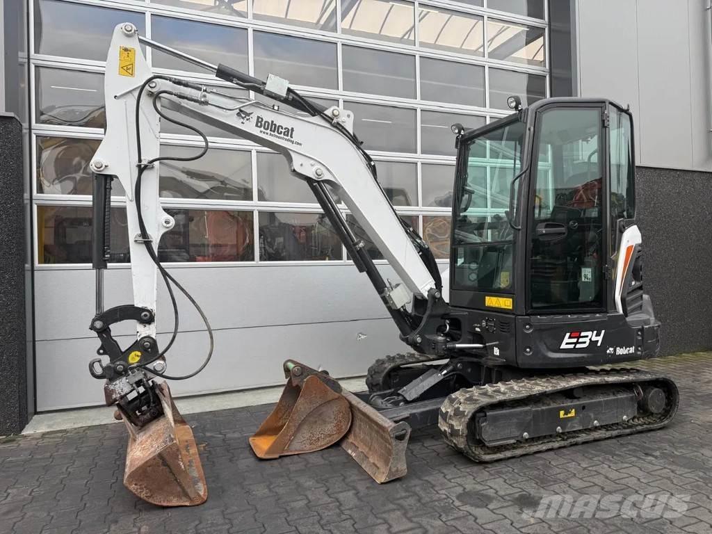 Bobcat E34 Mini ekskavatörler, 7 tona dek