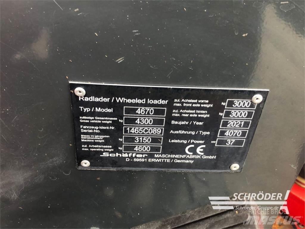 Schäffer 4670 Mini yükleyiciler