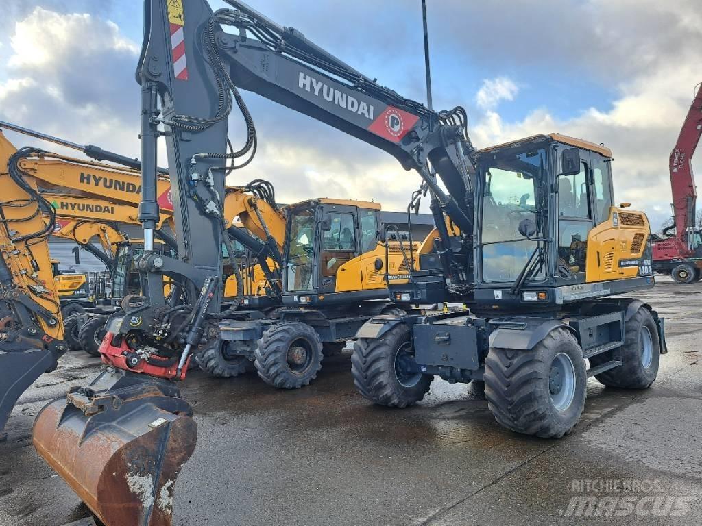 Hyundai HW140A Lastik tekerli ekskavatörler