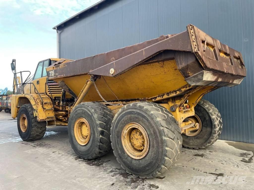 CAT 735 Belden kirma kaya kamyonu