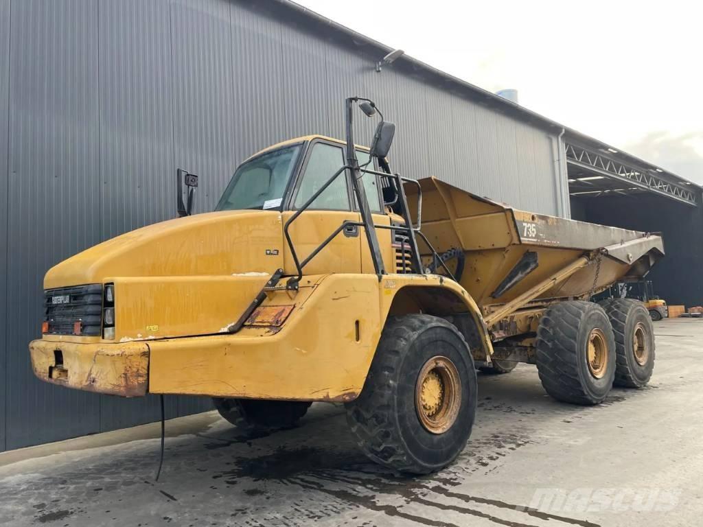 CAT 735 Belden kirma kaya kamyonu