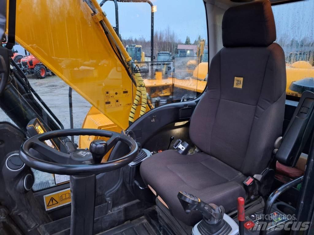 JCB JS 145 W Lastik tekerli ekskavatörler
